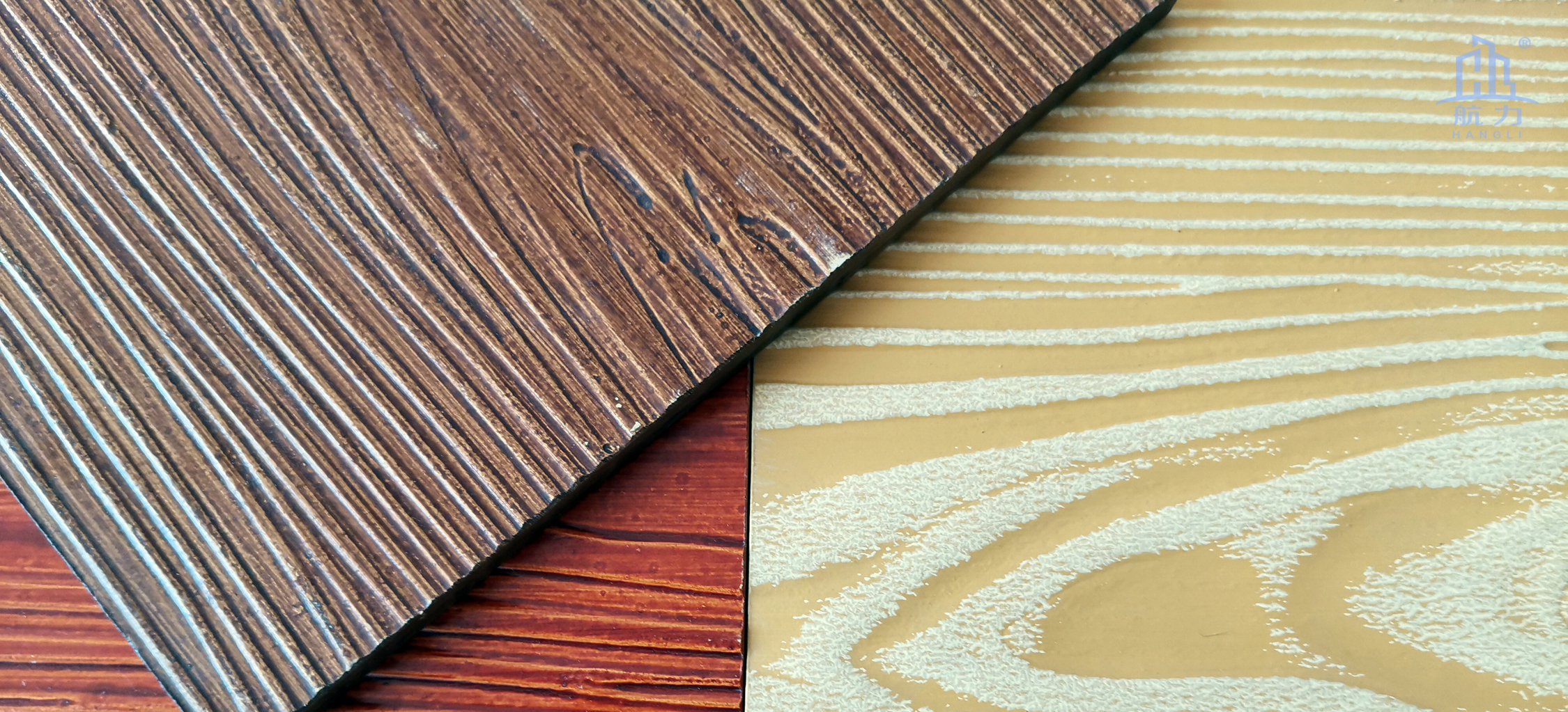 木紋系列適合于高檔別墅和居民樓房、舊房改造或者大型旅游景區(qū)、輕鋼別墅的正面，外墻和內墻裝飾使用。鋪貼方式有披疊、干掛和直接上膠。板材的耐火性強，質量輕，長度可達3.05米。相比起瓷磚較為輕質，比木板更耐用。